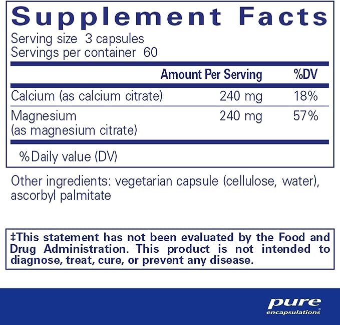 Calcium Magnesium (citrate)