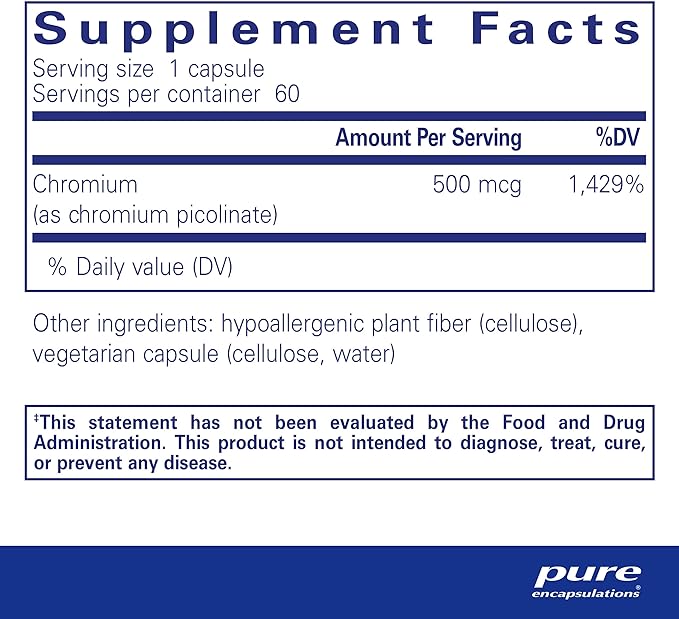 Chromium (picolinate) 500 mcg