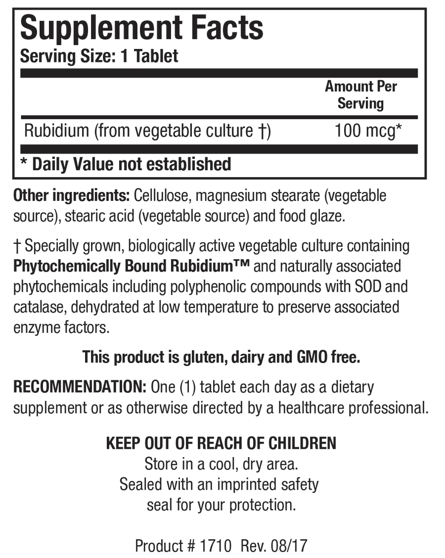 Rb-Zyme™ (Rubidium)