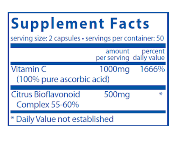 Vitamin C with Bioflavonoids