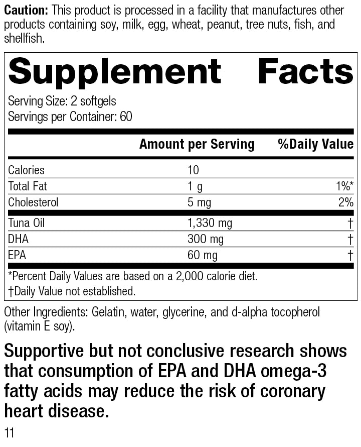 Tuna Omega-3 Oil